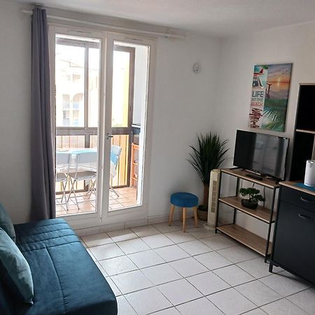 Appartement Vue Mer, Acces Direct Plage, Parking Privatif Ле Баркарес Экстерьер фото