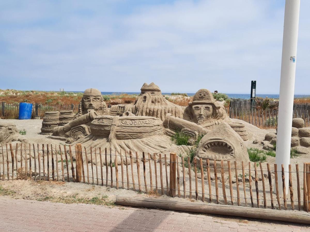 Appartement Vue Mer, Acces Direct Plage, Parking Privatif Ле Баркарес Экстерьер фото