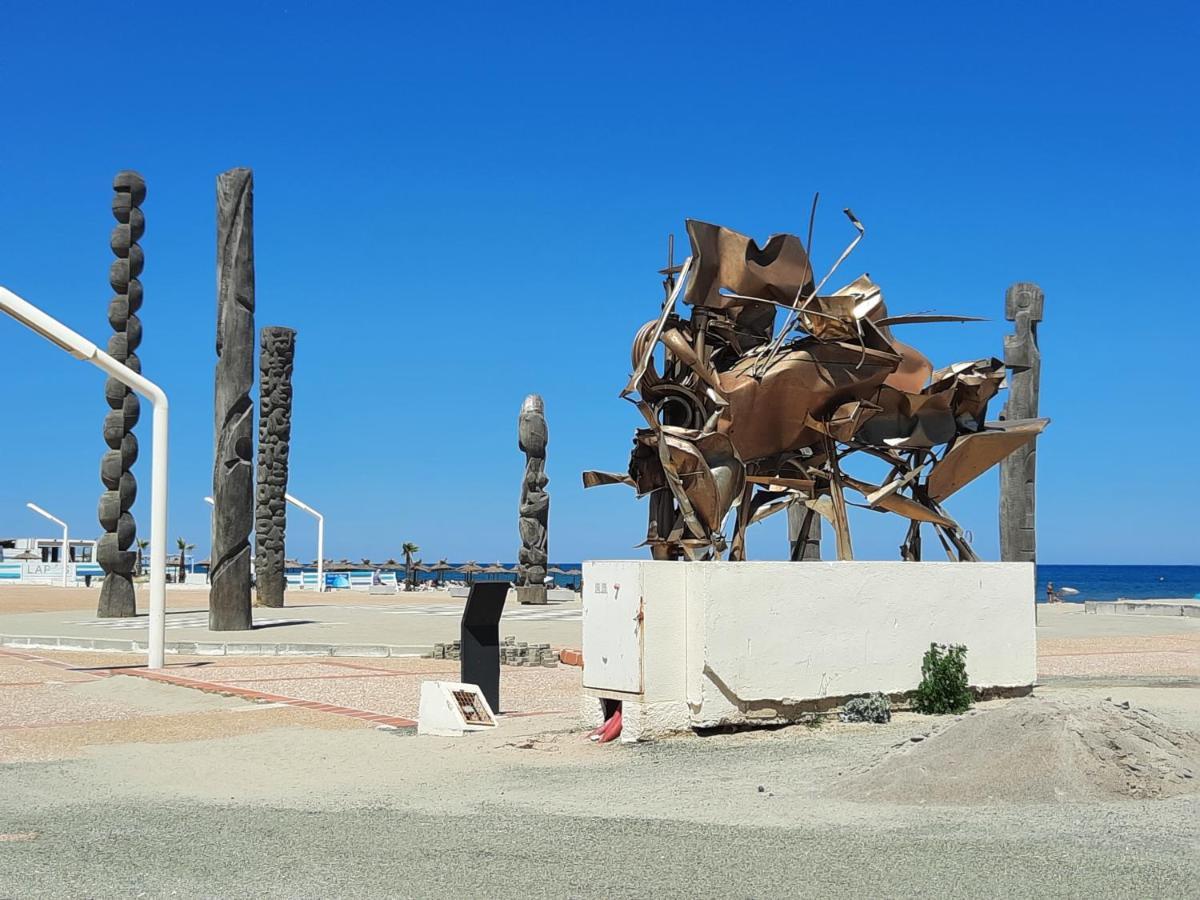 Appartement Vue Mer, Acces Direct Plage, Parking Privatif Ле Баркарес Экстерьер фото