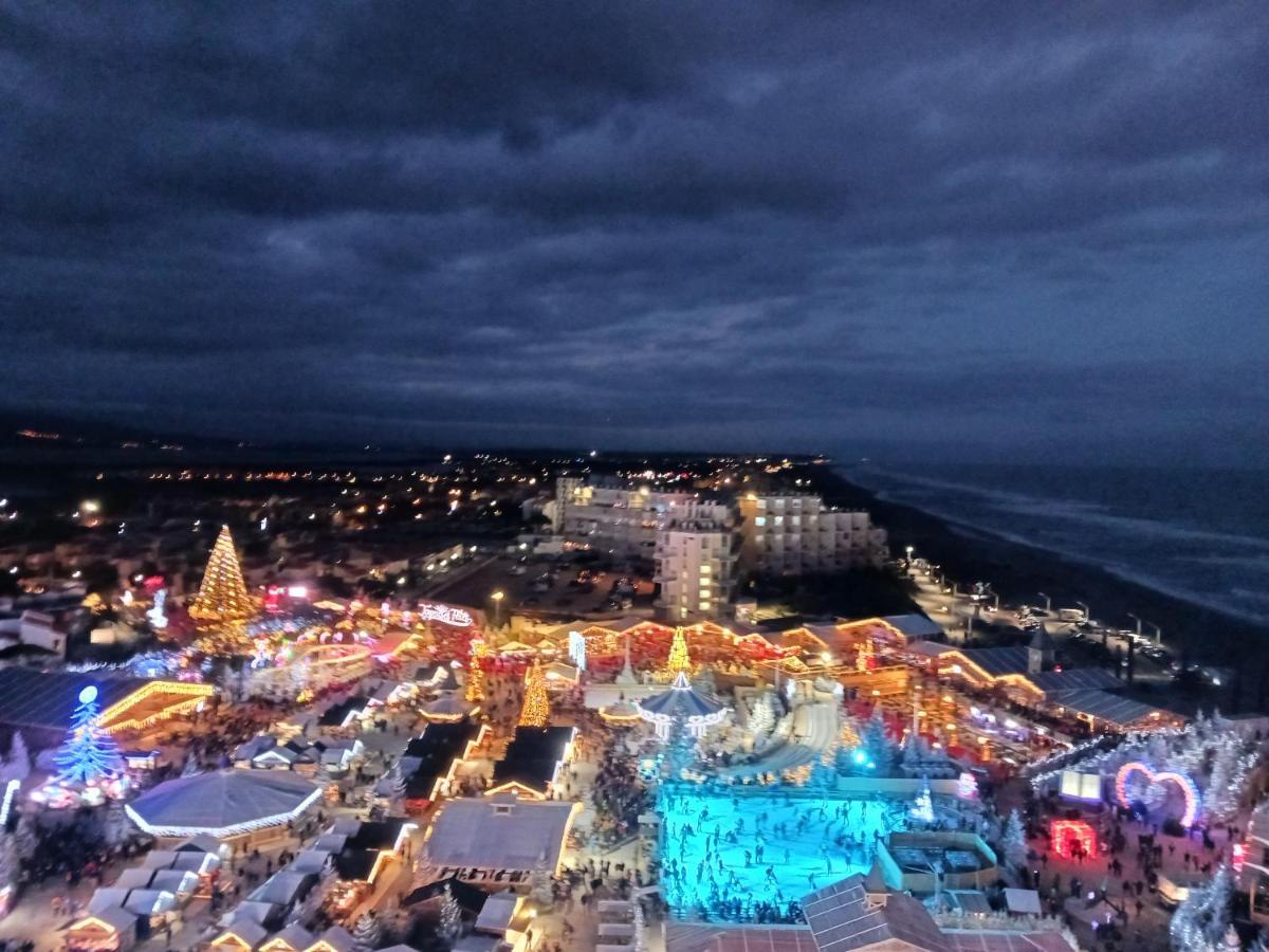 Appartement Vue Mer, Acces Direct Plage, Parking Privatif Ле Баркарес Экстерьер фото