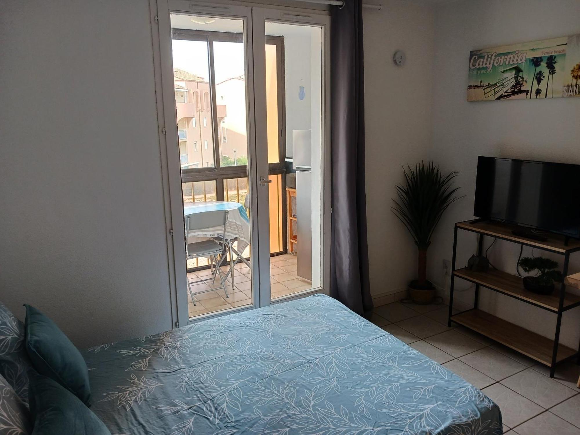 Appartement Vue Mer, Acces Direct Plage, Parking Privatif Ле Баркарес Экстерьер фото