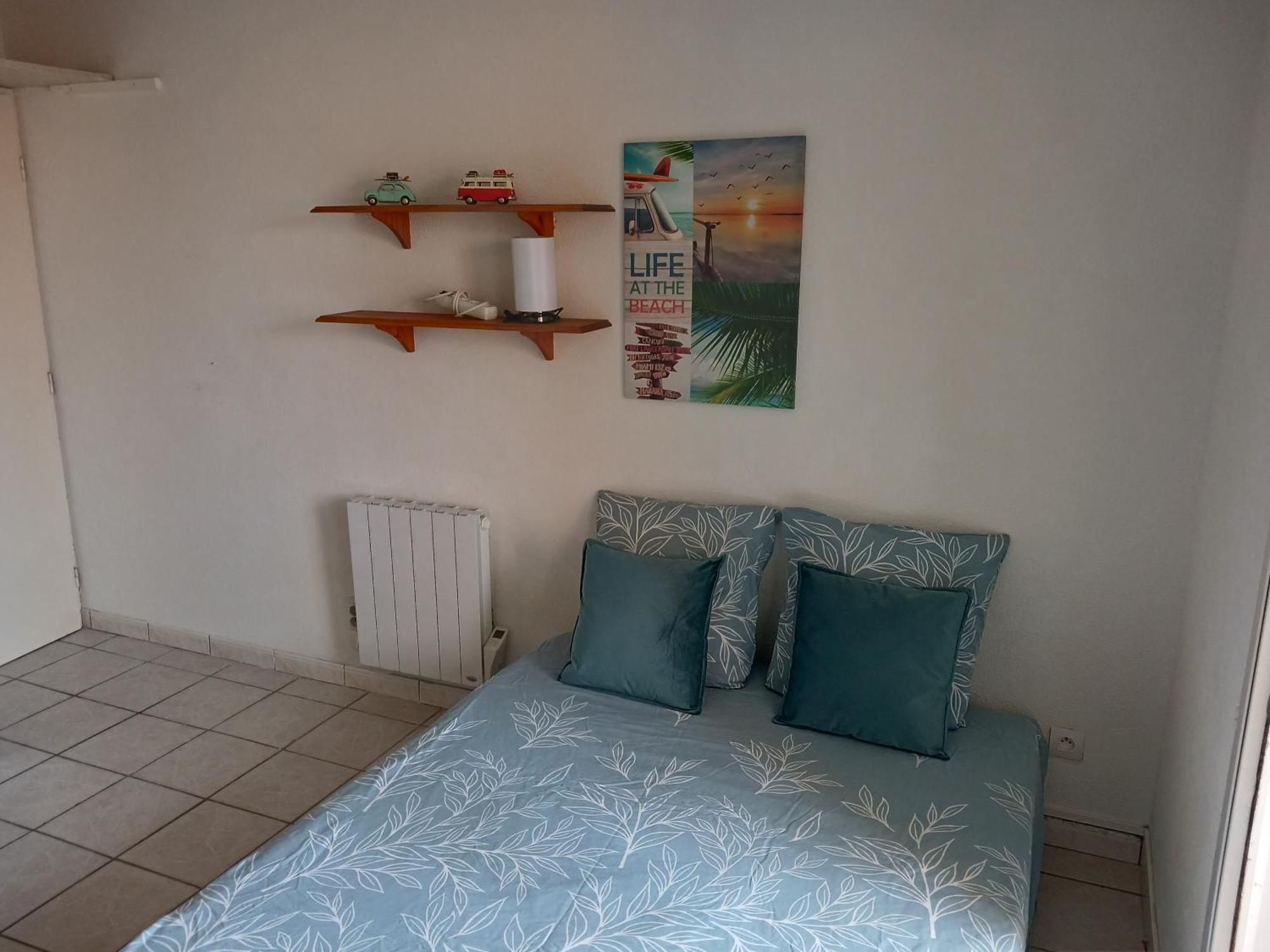 Appartement Vue Mer, Acces Direct Plage, Parking Privatif Ле Баркарес Экстерьер фото