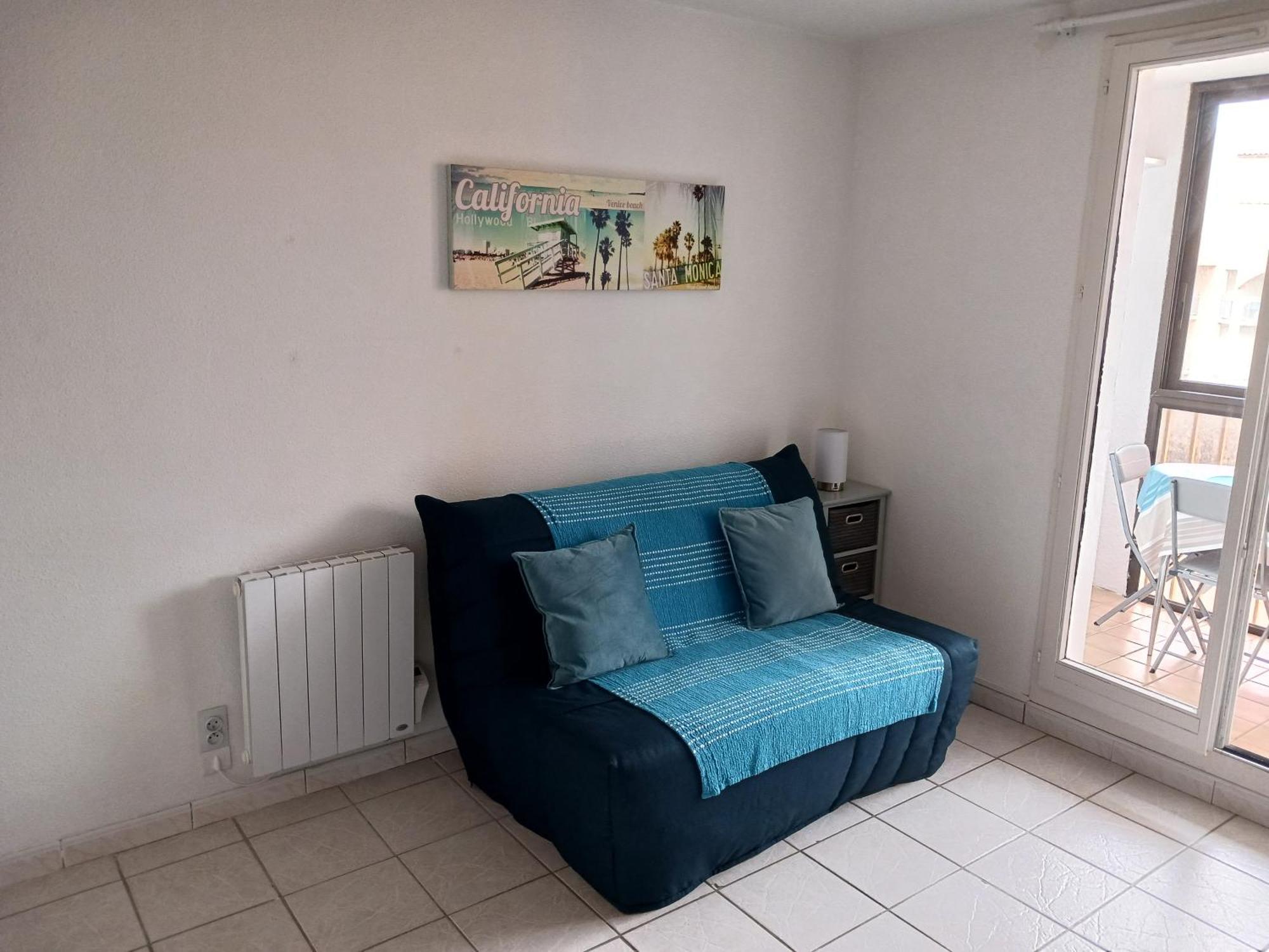 Appartement Vue Mer, Acces Direct Plage, Parking Privatif Ле Баркарес Экстерьер фото